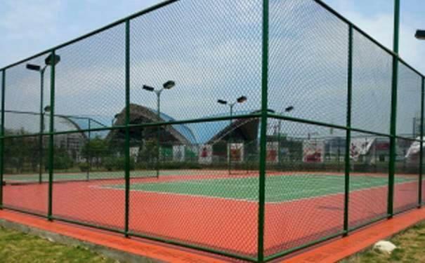 丙烯酸网球场及围网工程效果图展示